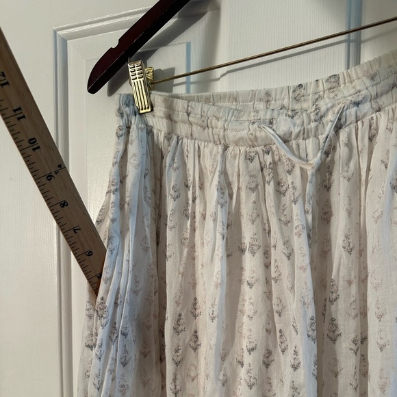 FREE PEOPLE S Intimately Cotton Wide Leg PJ Pant BAGGY Feather Weight POCKETS - Picture 7 of 16